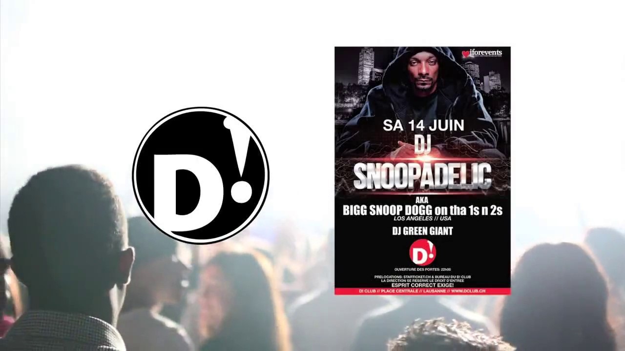 Another Concept Presents DJ Snoopadelic Live @ "Bigg Snoop Dogg On 1s & 2s" European Tour, D! Club, Lausanne, Switzerland, 06-14-2014