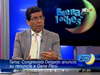 Jaime Delgado explica la causa de su renuncia a Gana Perú