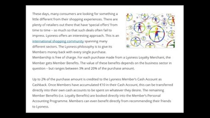 Lyoness approach brings benefits to consumers, retailers and people in need across the globe
