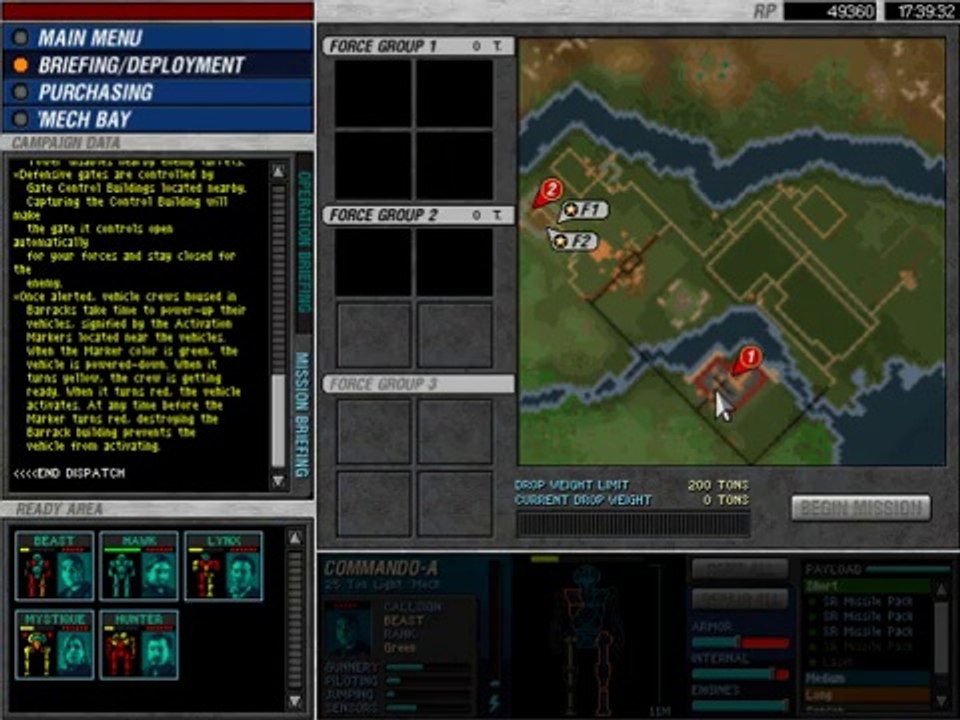 Let's Play MechCommander - Op1M4 (Part 1)