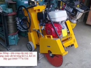 (0969 776 536) Máy cắt đường bê tông KC12 động cơ Honda GX160 công suất 4.1kw/5.5hp