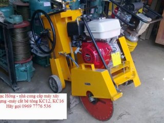 (0969 776 536) Máy cắt bê tông KC12, KC16, KC20.Đông cơ Honda GX160