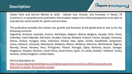 Resourceful guide into the Global Paint and Varnish Market