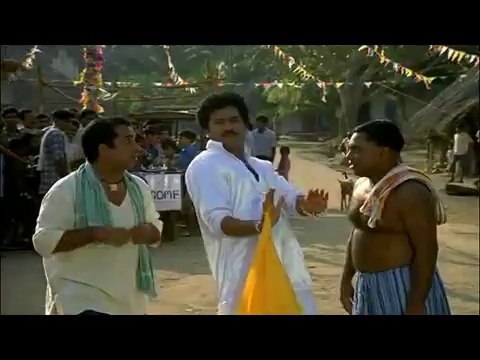 Telugu comedy scenes - Rajendra Prasad with Brahmanandam & Gundu hanumantha Rao (3) in Minor Raja