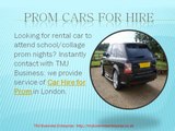 Hiring Luxury Prom Limousine London With Professional Chauffeur