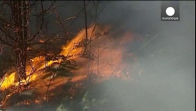 Alerta en Suecia a causa de un enorme incendio