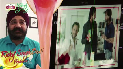 Priyagold Fresh Gold Juice Ad Making With Saif Ali Khan