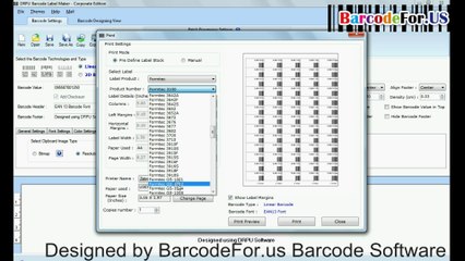 Design barcode of different height and density