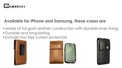 CASE123 | Premium leather holsters designed with a case in mind.