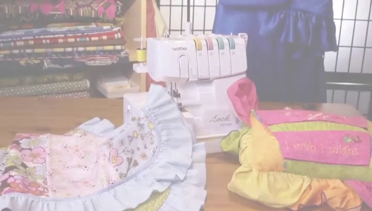 Thread Serger with Easy Lay In Threading with Differential Feed video