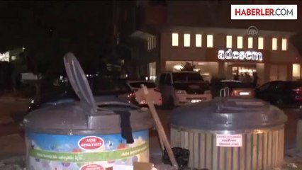 Çöp konteynerinde uyurken bulundu -