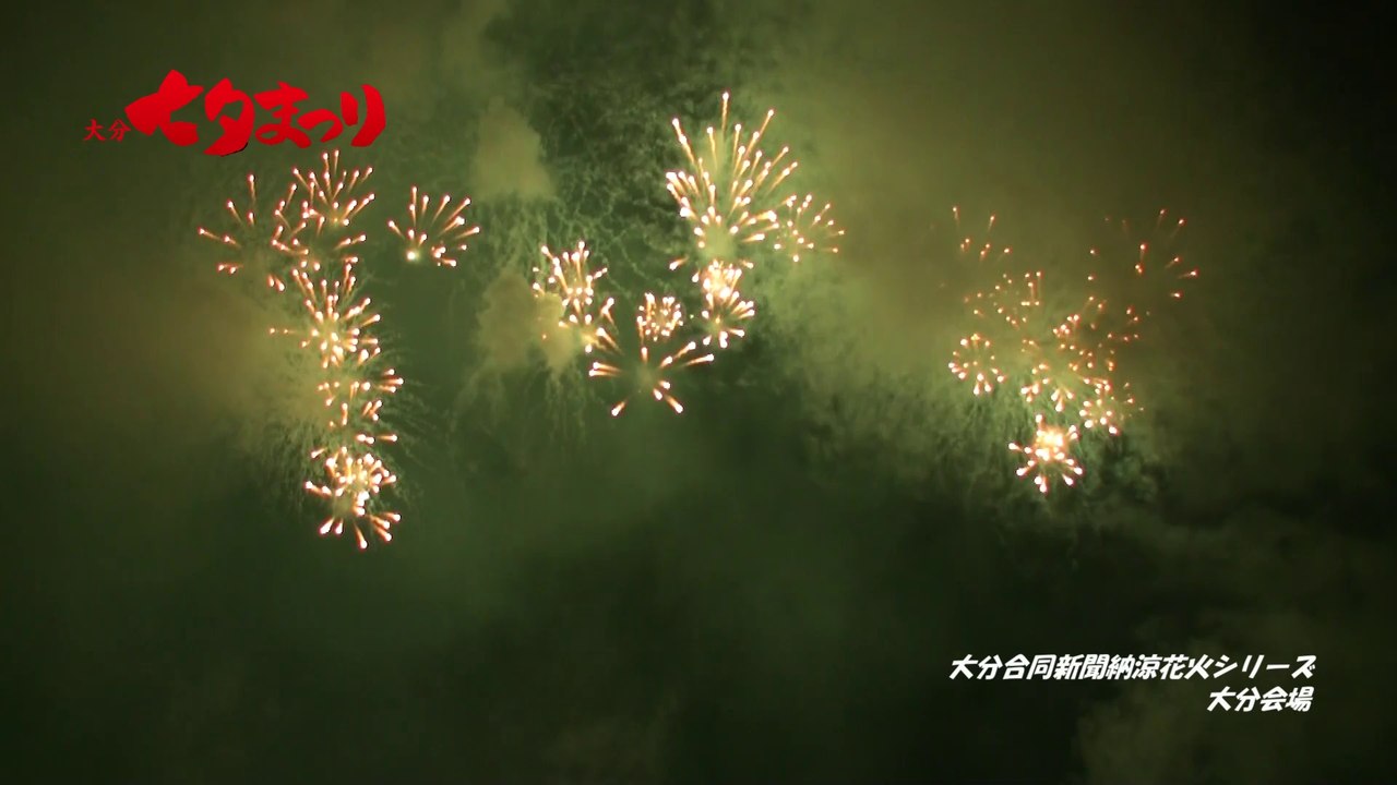 2012 大分合同新聞納涼花火シリーズ・大分会場 音楽花火１５００発