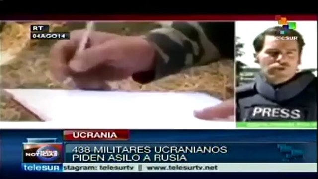 438 militares ucranianos piden asilo a Rusia