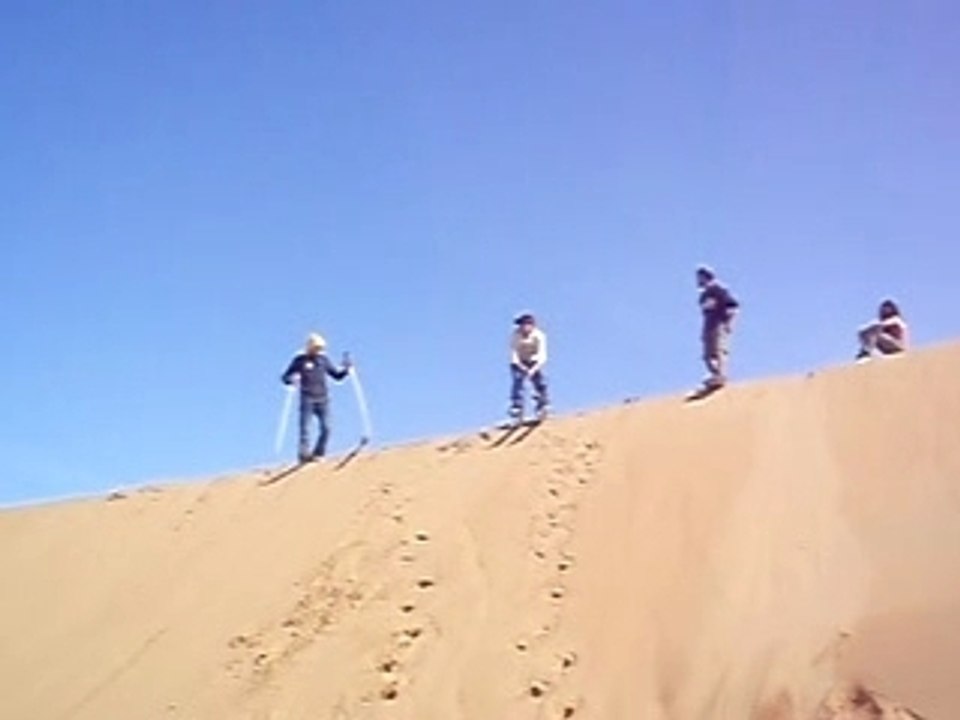 Surf sur les dunes