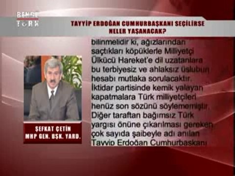 SÖZ UÇAR YAZI KALIR - ŞEFKAT ÇETİN 05.08.2014