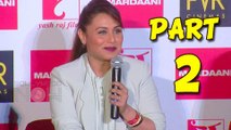 Rani Mukherji At Mardaani Anthem Launch - Uncut Video Part 2