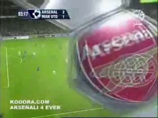 LAST 15 mins OF ARSENAL 2-1 MAN UTD -- EPL 2006-2007