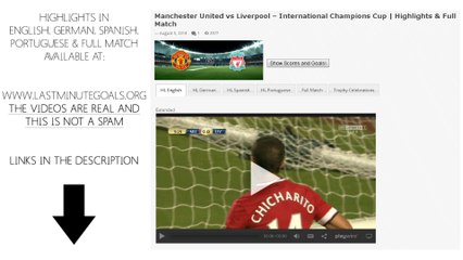 Manchester United vs Liverpool Highlights and Full Match on lastminutegoals.org