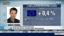 Zone euro: l'inflation tombe à 0,4% en juillet: Axel Botte, dans Intégrale Bourse – 05/08