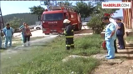 Andırın Devlet Hastanesinde Yangın Tatbikatı