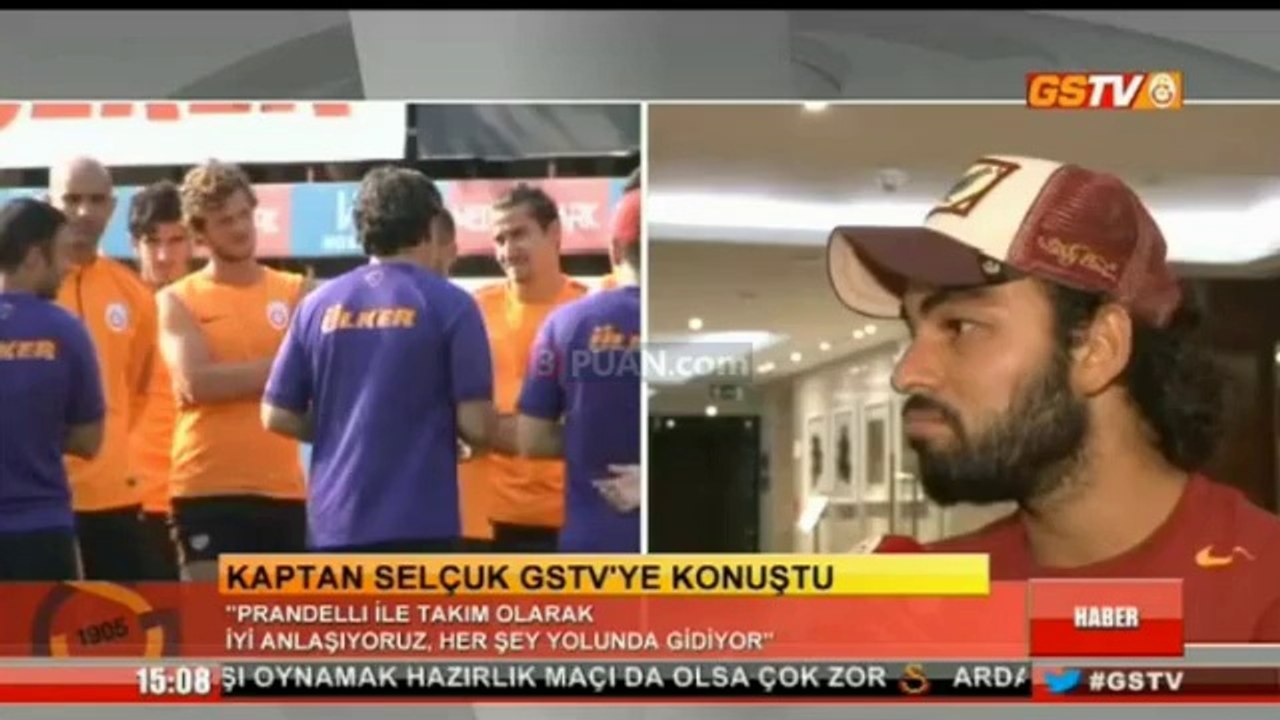 Selçuk İnan: Prandelli ile takım olarak iyi anlaşıyoruz, her şey yolunda gidiyor