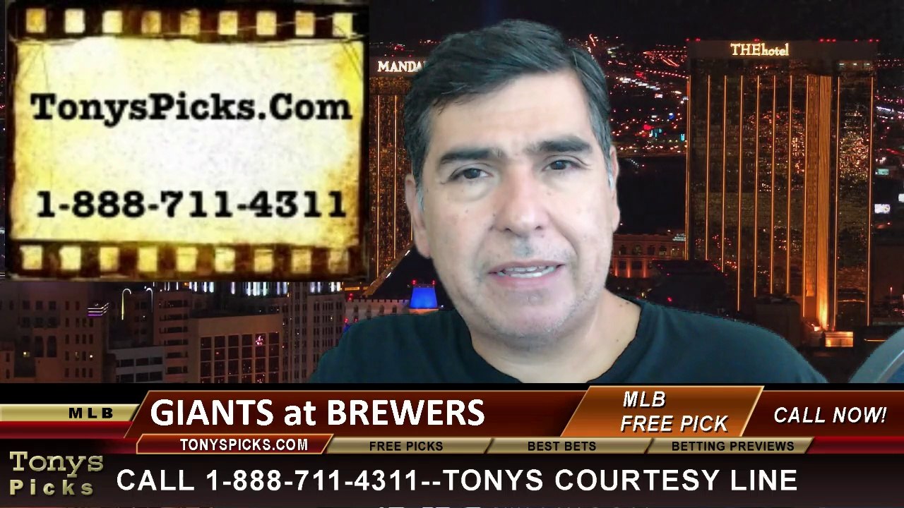 Milwaukee Brewers vs. San Francisco Giants Pick Prediction MLB Odds Preview 8-5-2014
