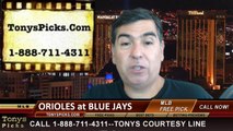 Toronto Blue Jays vs. Baltimore Orioles Pick Prediction MLB Odds Preview 8-5-2014