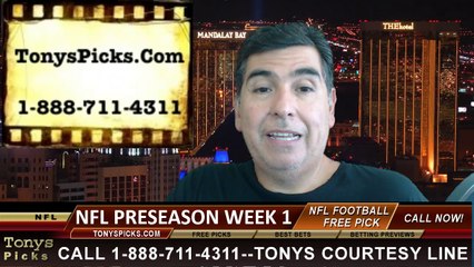 Week 1 Odds NFL Preseason Picks Predictions Pro Football Games on TV 8/7/2014