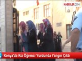 Konya'da Kız Öğrenci Yurdunda Yangın Çıktı