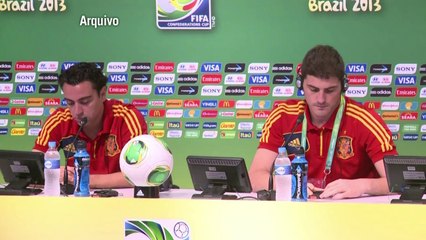 Xavi anuncia despedida da seleção espanhola