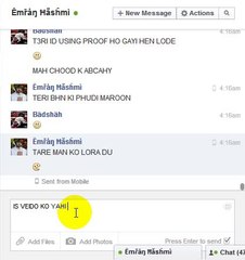 EMRAN HASMI ID USER PROOF  (IK MOBILE SAY  ONLIEN HAI IK PC SE) FUCK3D BY BADSHAH