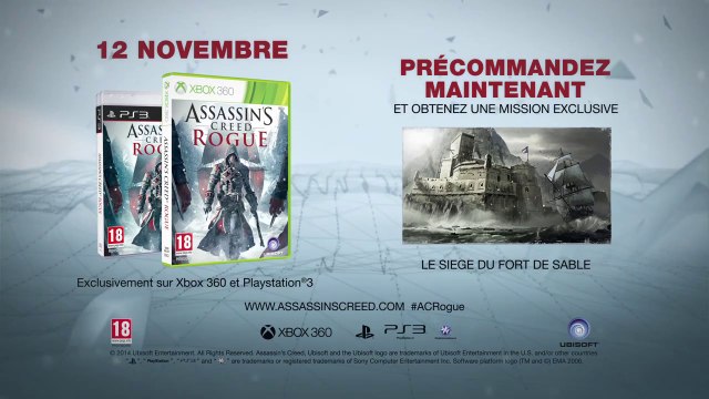 Assassin’s Creed Rogue - Trailer d'annonce