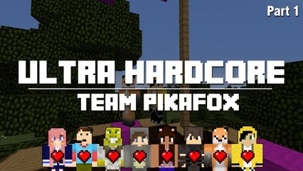 Ultra Hardcore Minecraft :: Team PikaFox Part 1 :: ARGH SILVERFISH!