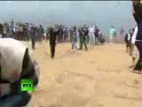 Video Scene of Gaza-Israel border shooting after IDF kills Palestinian