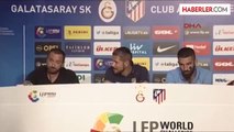 A. Madrid Teknik Direktörü Simeone ve Arda Turan Basın Toplantısı Düzenledi 2