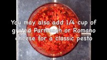 How to make a sun-dried tomato pesto in one minute