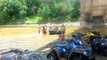ATV rider crashes while speeding over river
