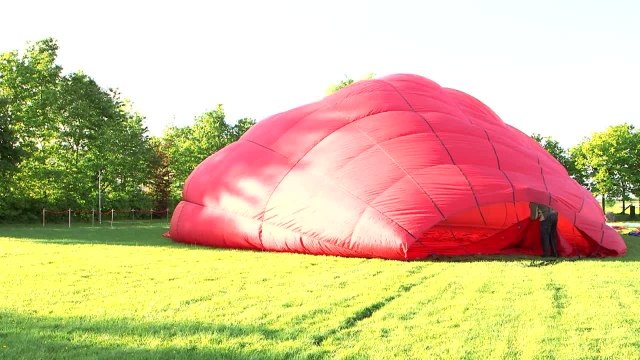 Daredevil grandmas experience first hot air balloon ride
