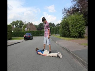 Human skateboard riding, it's not what you think!