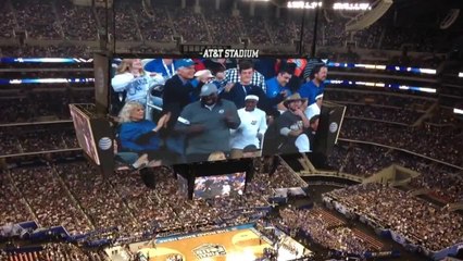 Father and Son's Show-Stealing 'Happy' Dance at NCAA Finals