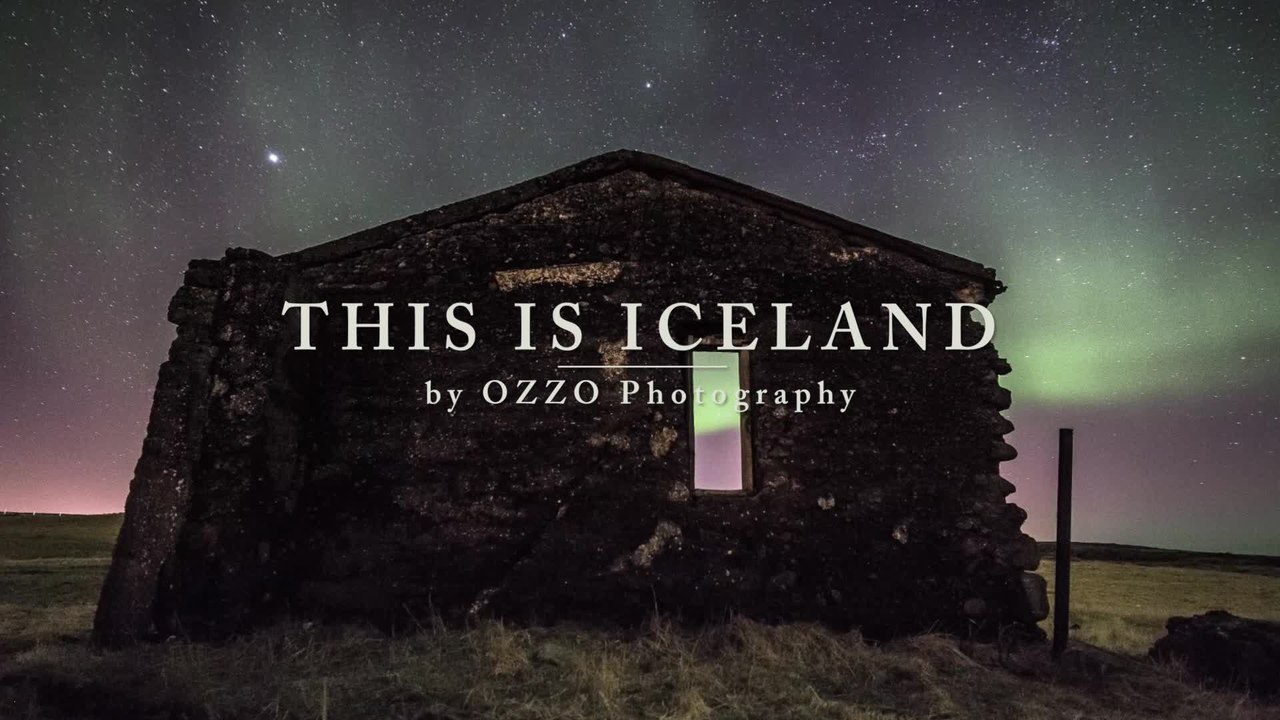 Beautiful Northern Lights Timelapse Over Iceland