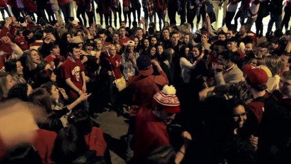 Wisconsin Fans Celebrate Thrill Ride to Final Four