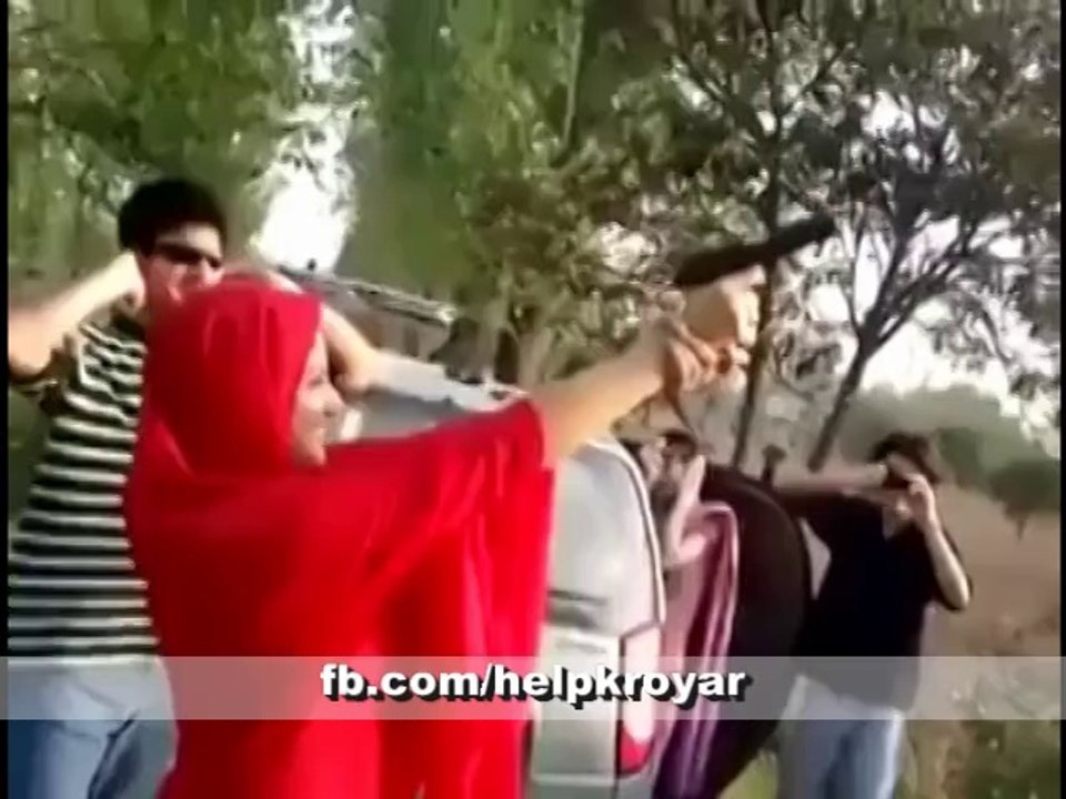 Pakistani: girl doing firing