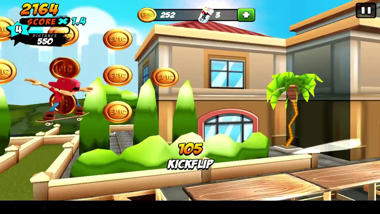 Epic Skater - Android and iOS gameplay PlayRawNow