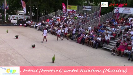 Présentation des finales du 94ème Grand Prix Bouliste, Sport Boules, Gap 2014