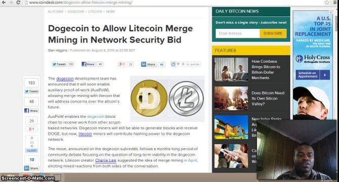 Dogecoin to Merge Mine With Litecoin - Virtual Crypto Mining