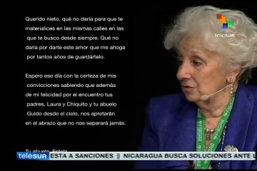 Estela de Carlotto siempre confió en encontrar a Guiddo, su nieto