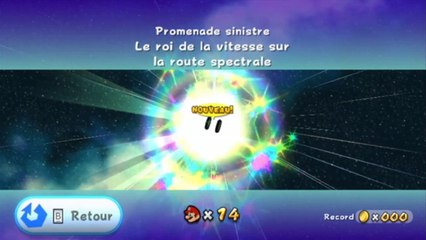 Super Mario Galaxy - Promenade Sinistre - Étoile : Le roi de la vitesse sur la route spectrale