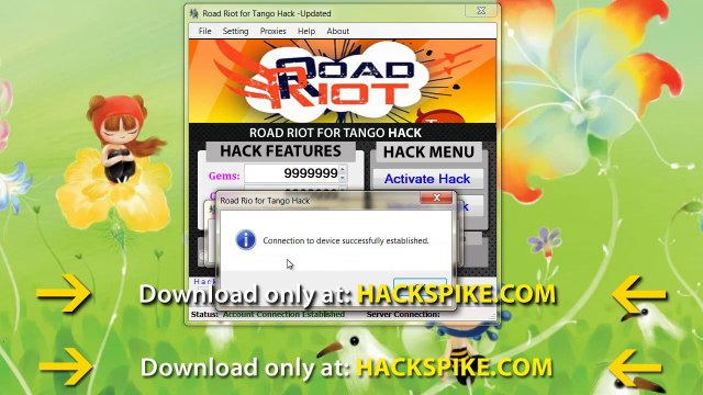Road Riot for Tango Cheat 2014 for 99999999 Gems iPad - Functioning Road Riot for Tango Hack
