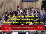 Yazidi Member of Iraqi Parliament collapses in tears after calling upon World to Rescue the Yazidis